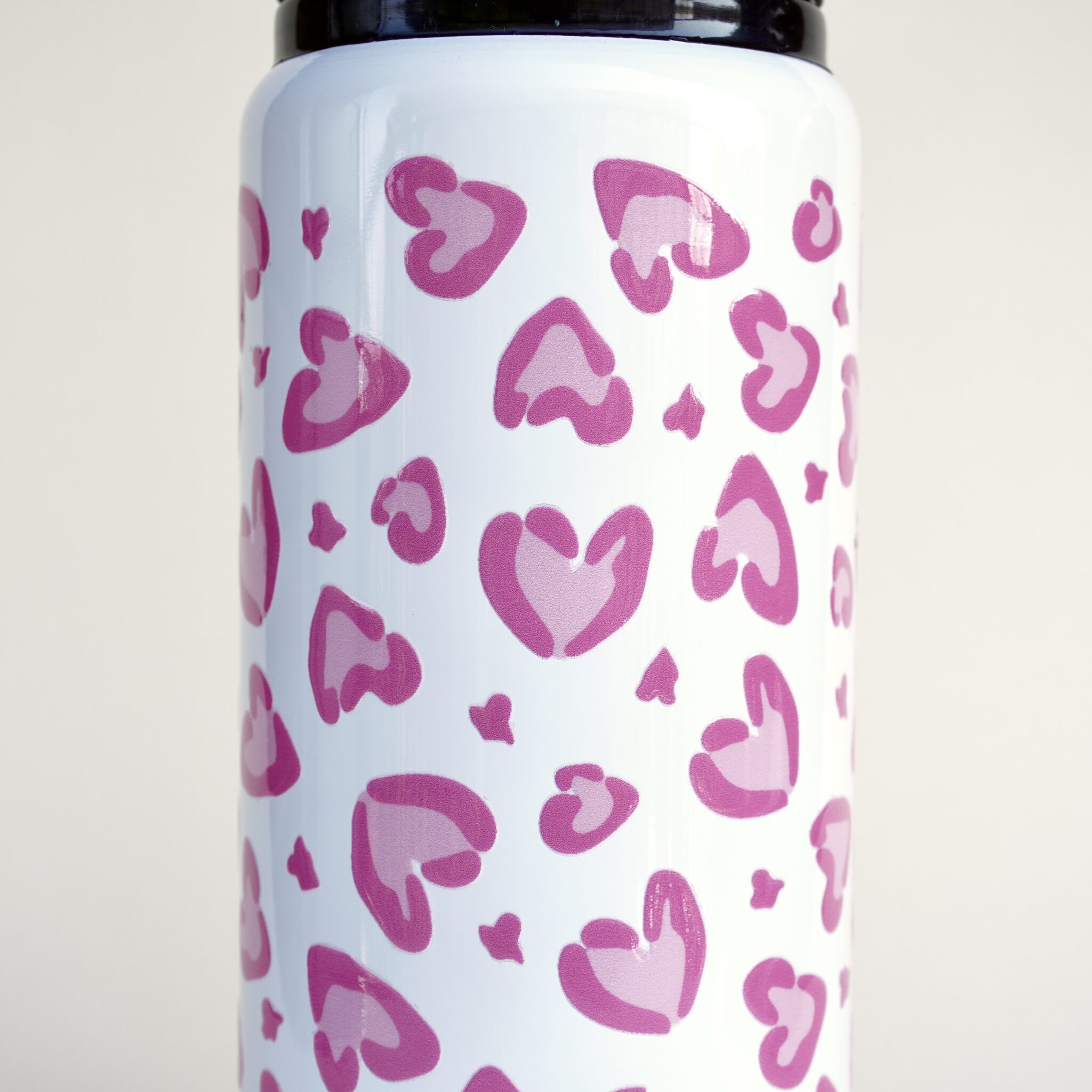 Botella Termo · Leopardo Corazón