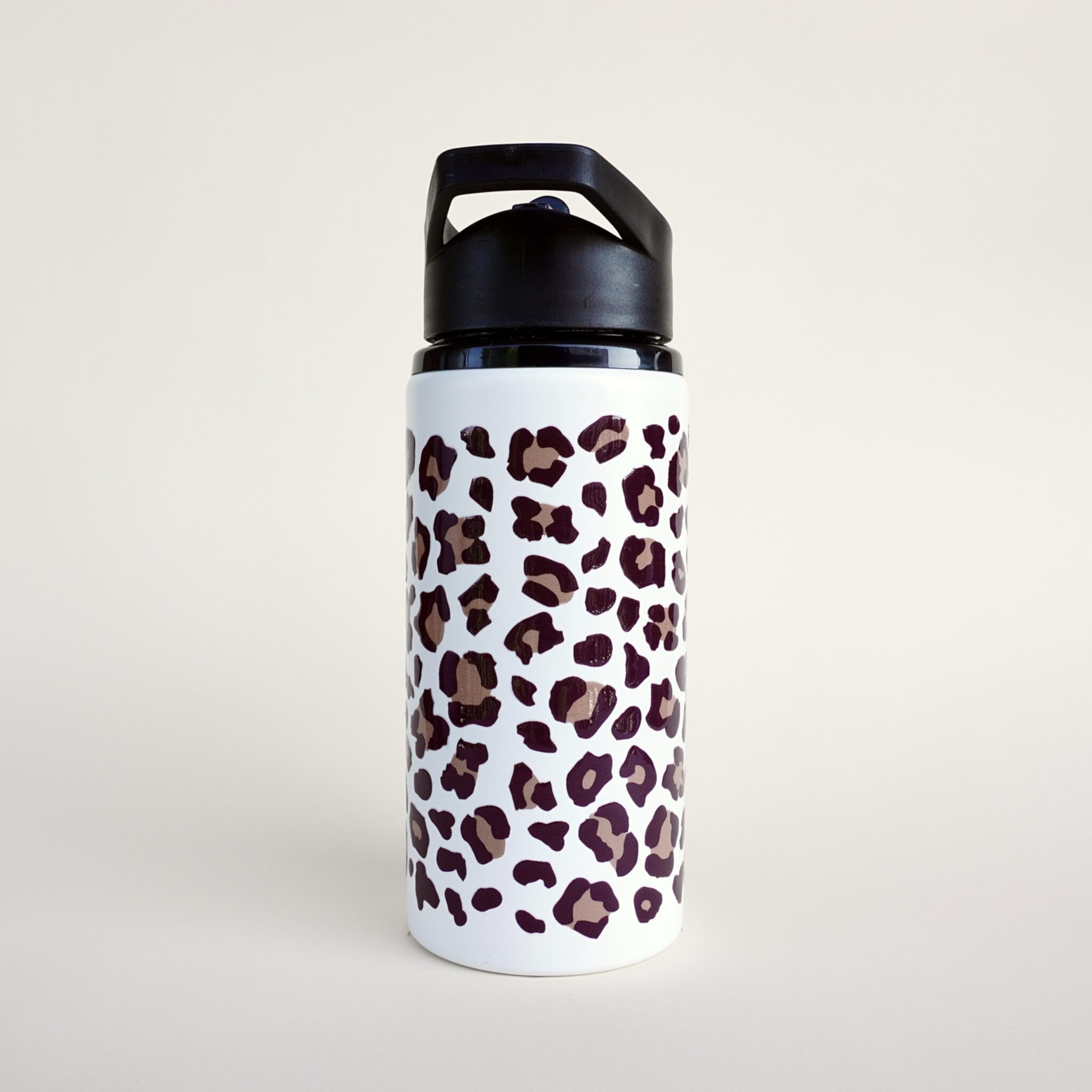 Botella Pajita · Leopardo