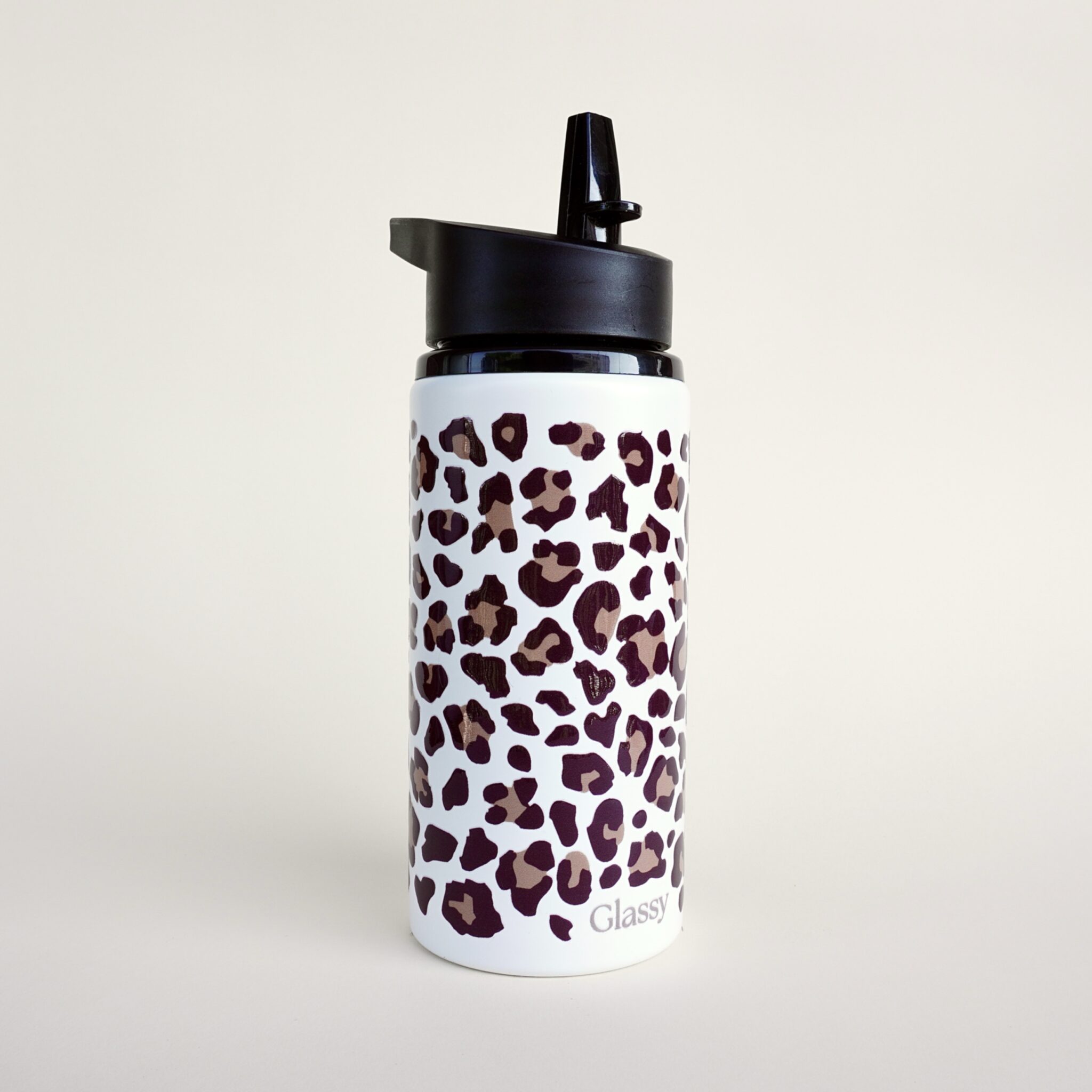 Botella Pajita · Leopardo