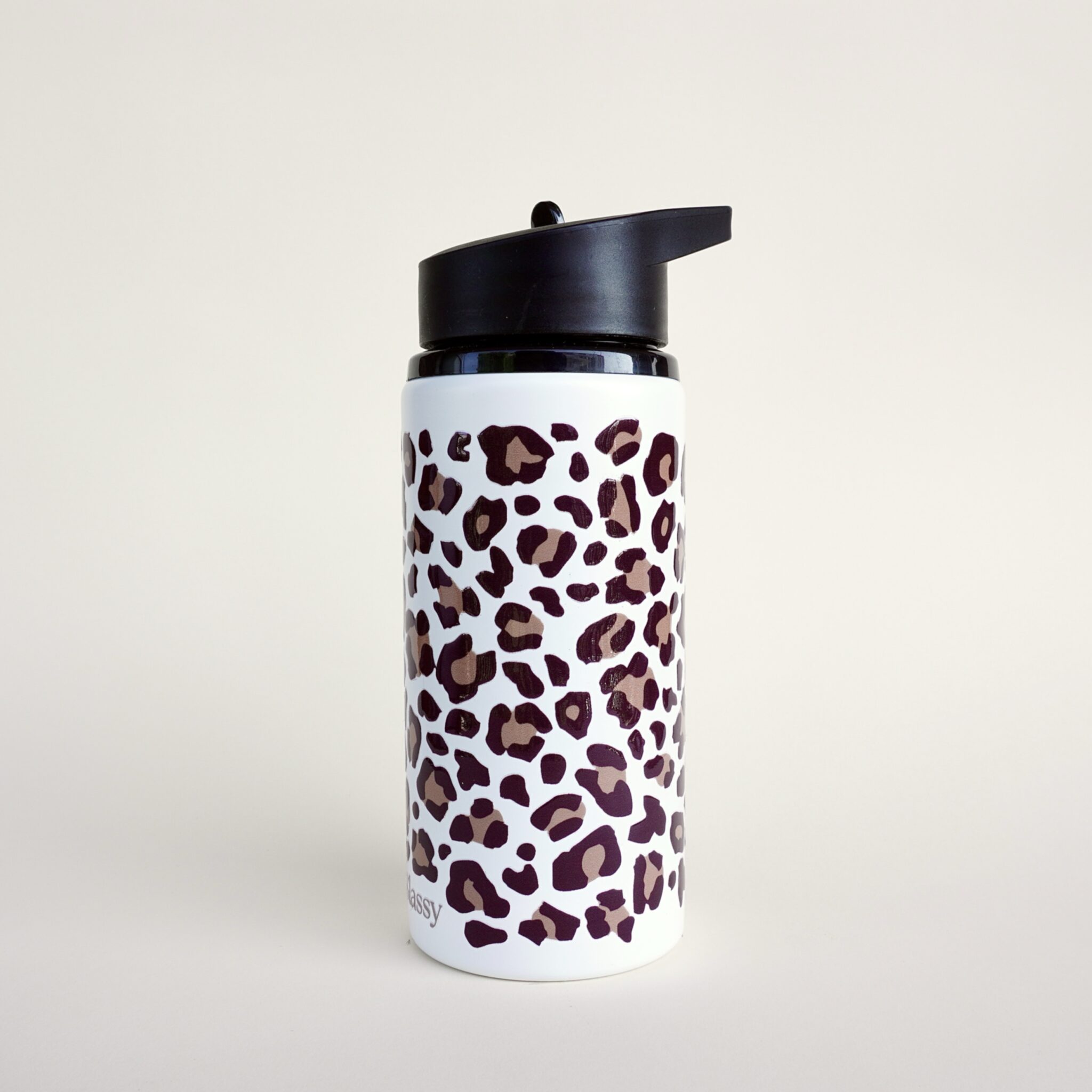 Botella Pajita · Leopardo