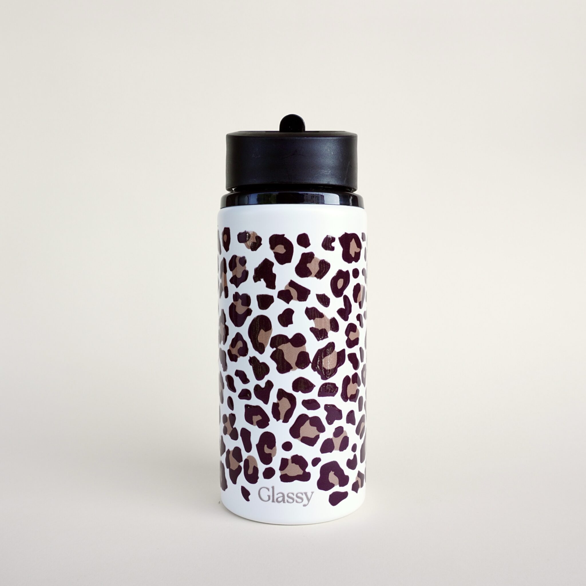 Botella Pajita · Leopardo