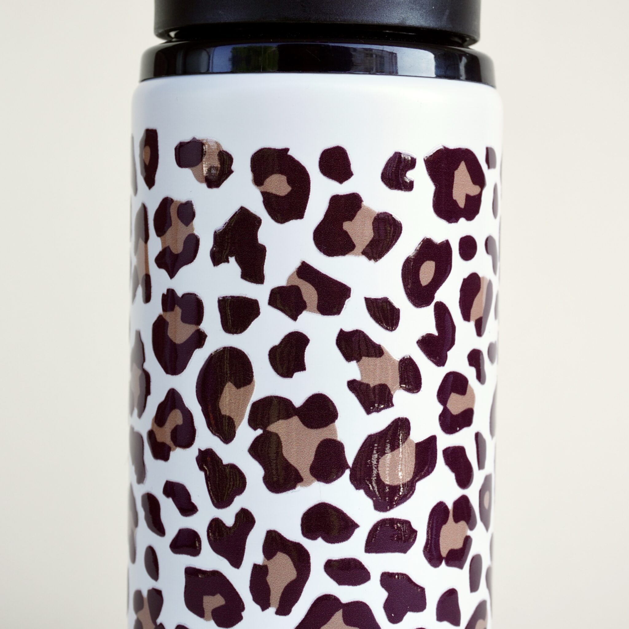 Botella Pajita · Leopardo