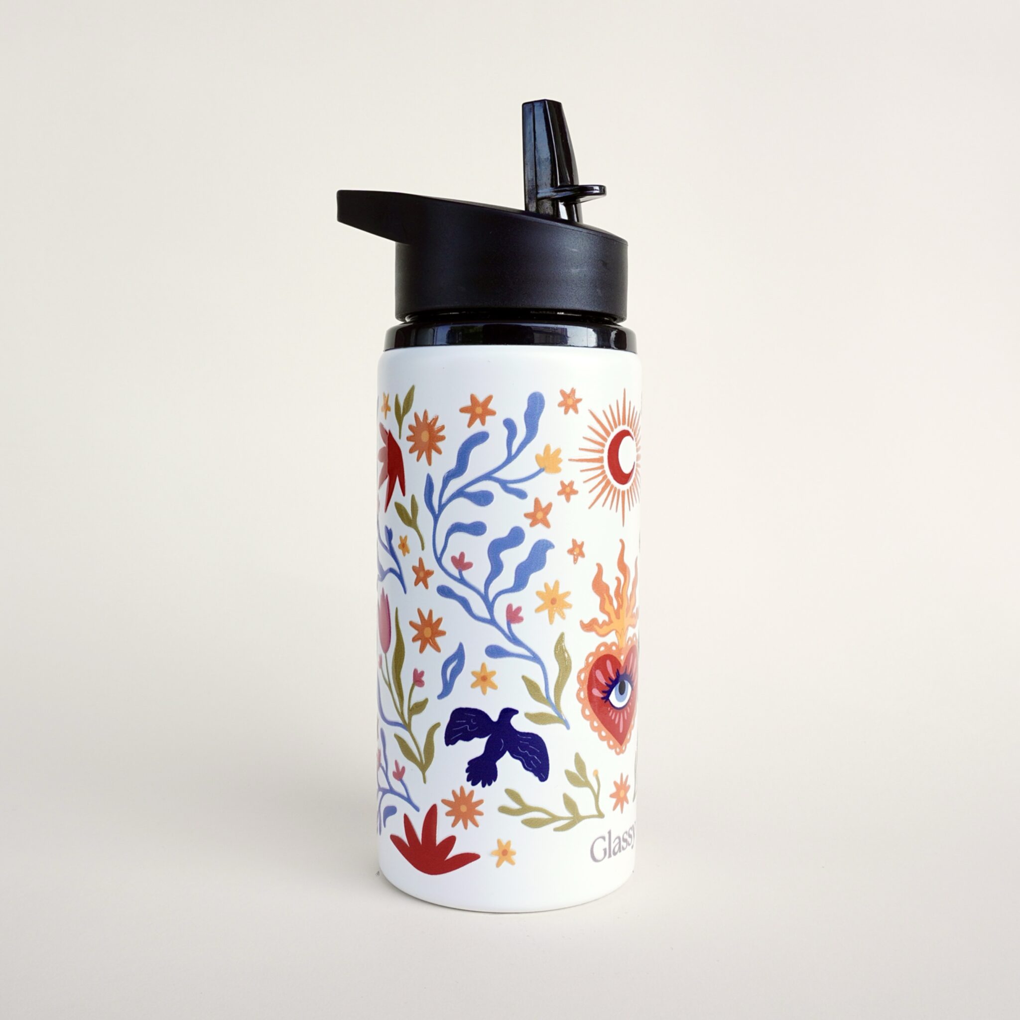 Botella Pajita · Corazón