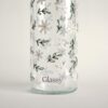 Botella Cristal · Hojas y Flores