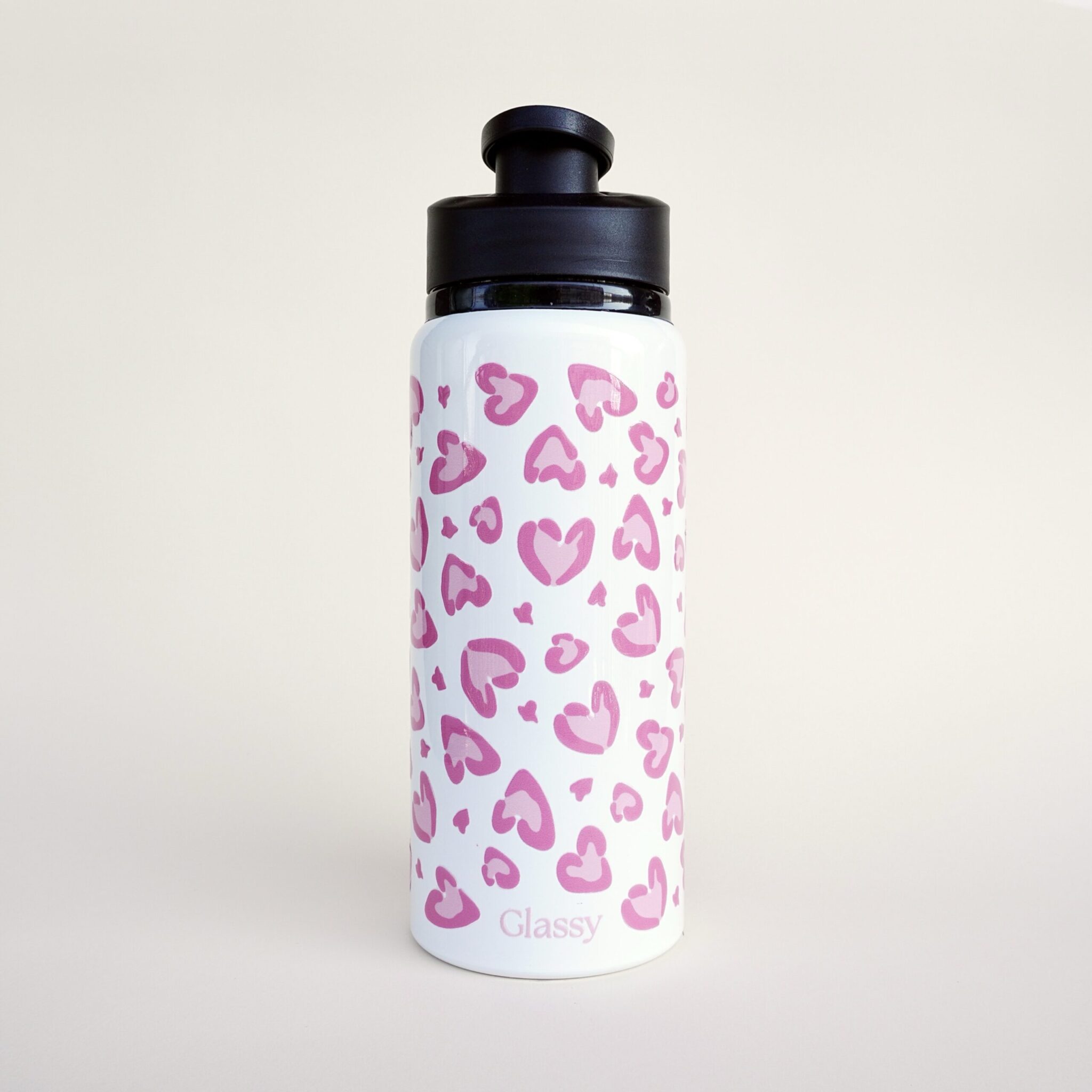 Botella Termo · Leopardo Corazón
